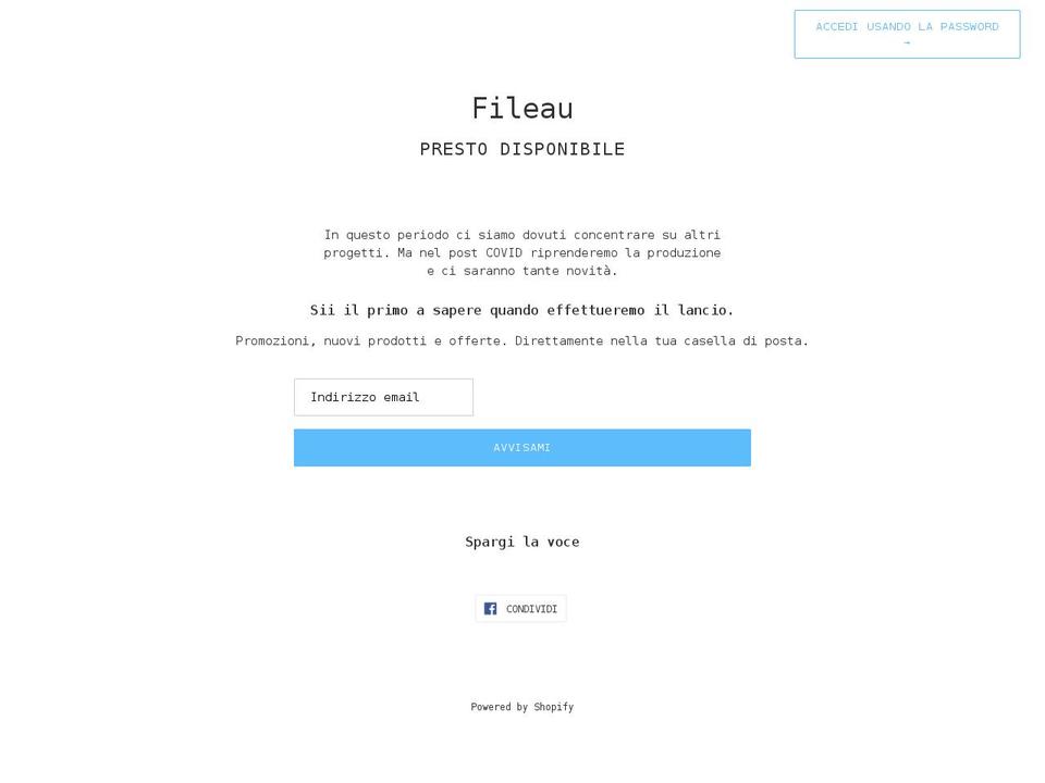 fileau.com shopify website screenshot