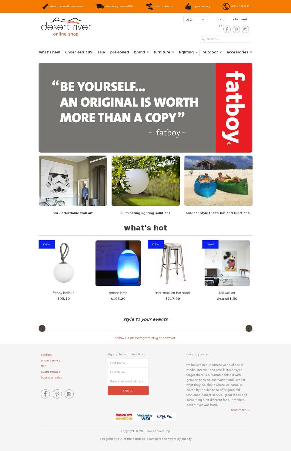 filini.com shopify website screenshot