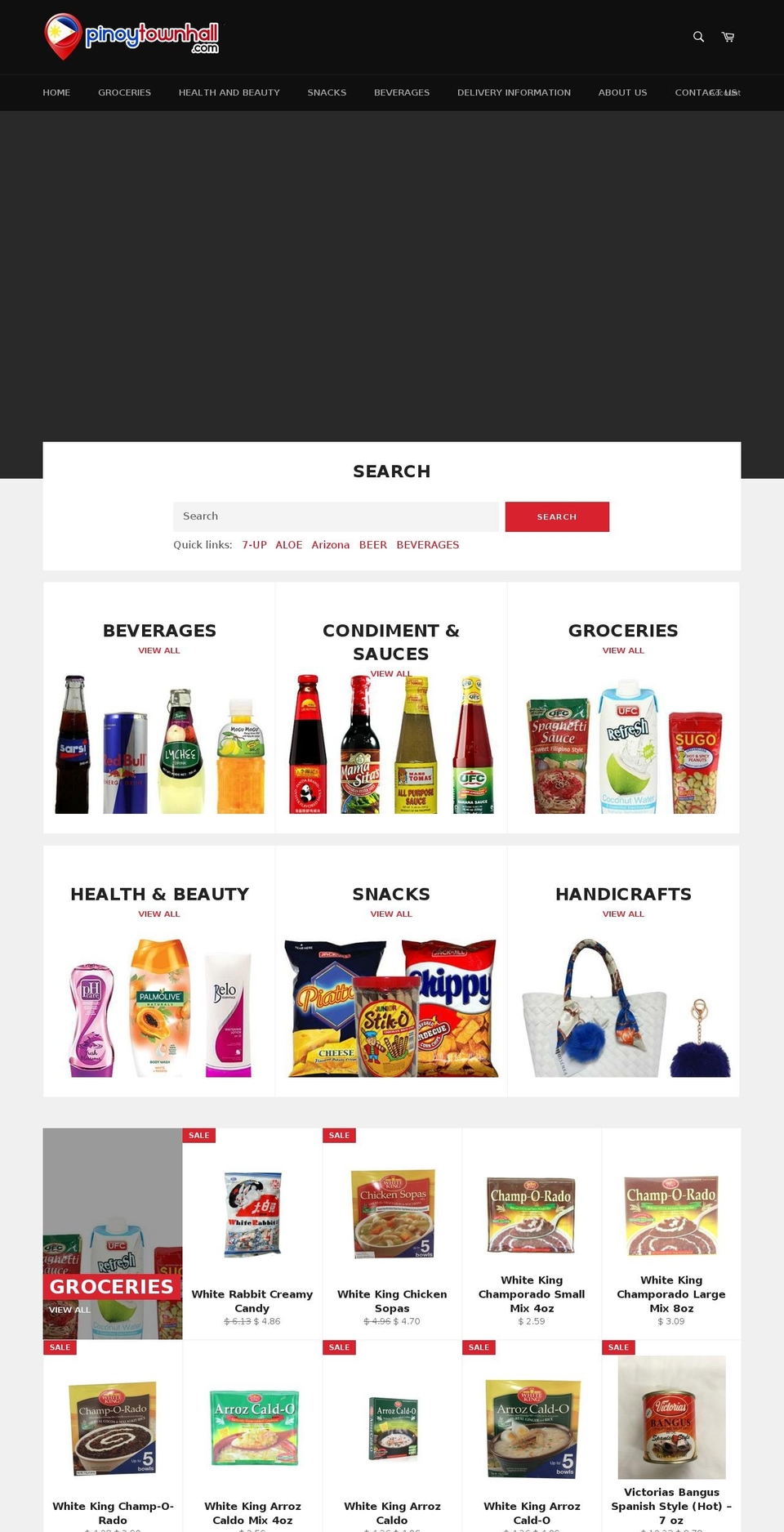 filipinoonlinestore.com — Shopify storefront screenshot
