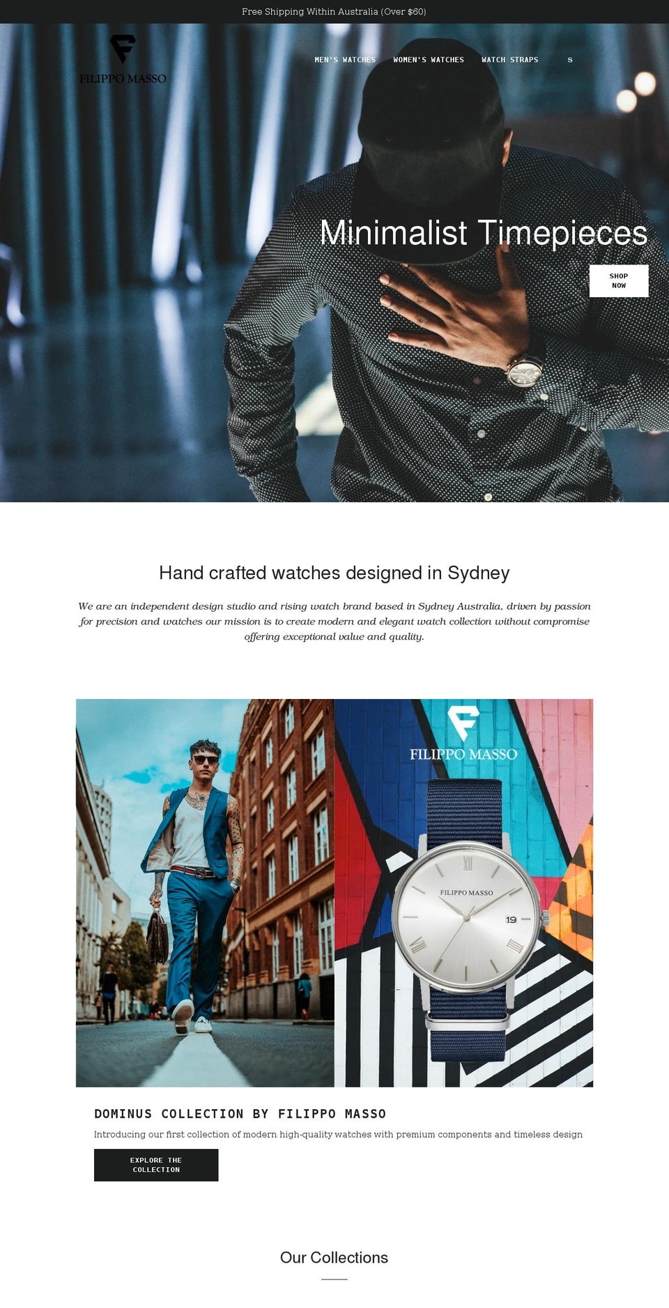 filippomasso.com shopify website screenshot