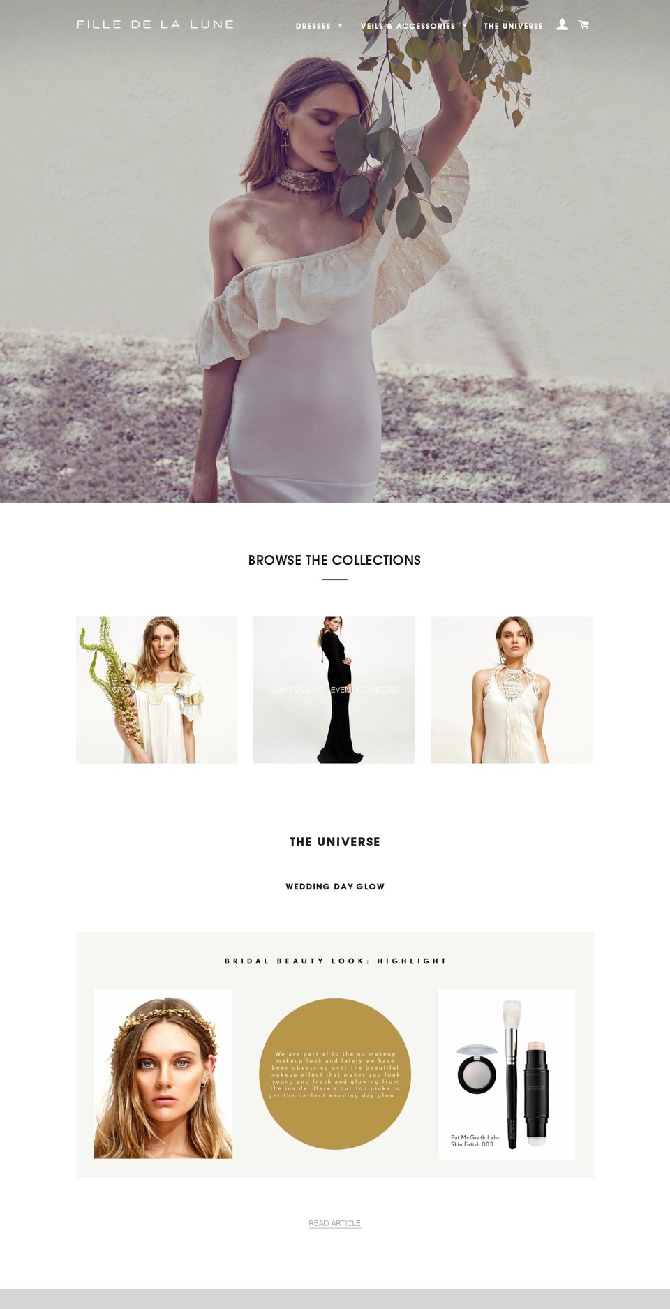 filledelalune.com shopify website screenshot