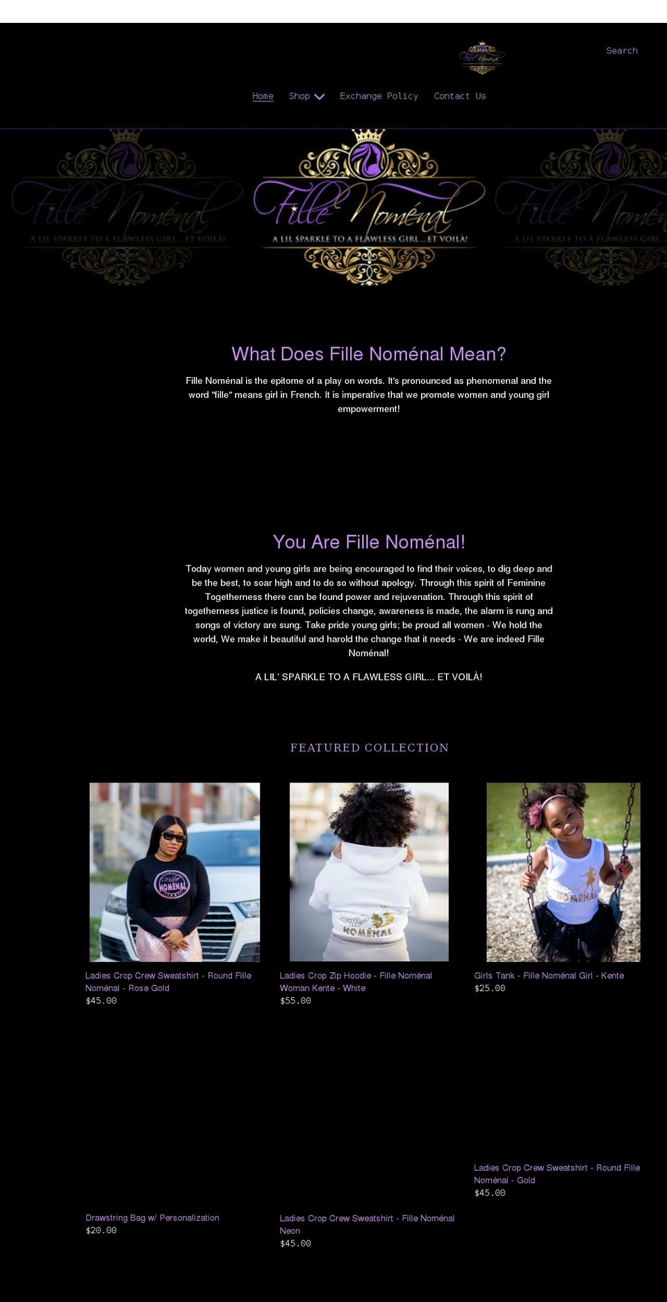 fillenomenal.com shopify website screenshot