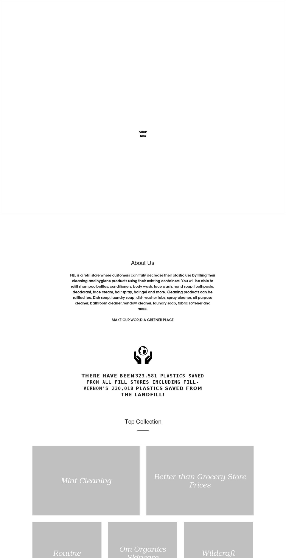 fillvernon.ca shopify website screenshot