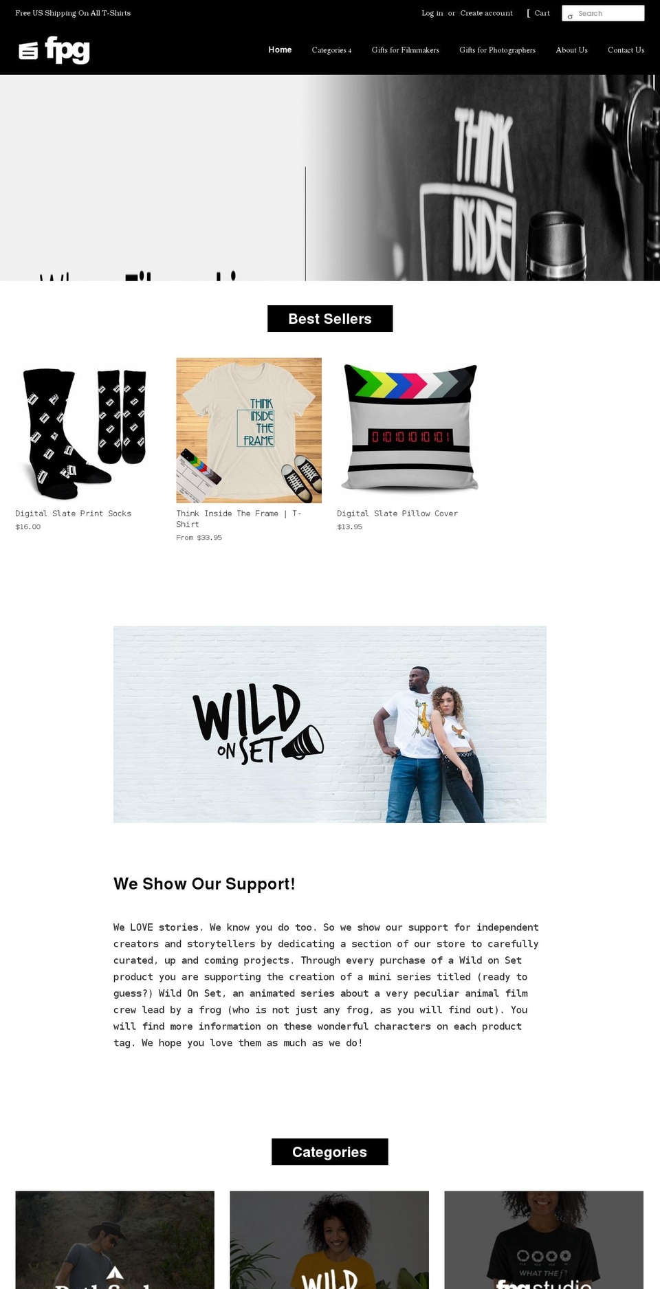 filmandphotogifts.com shopify website screenshot