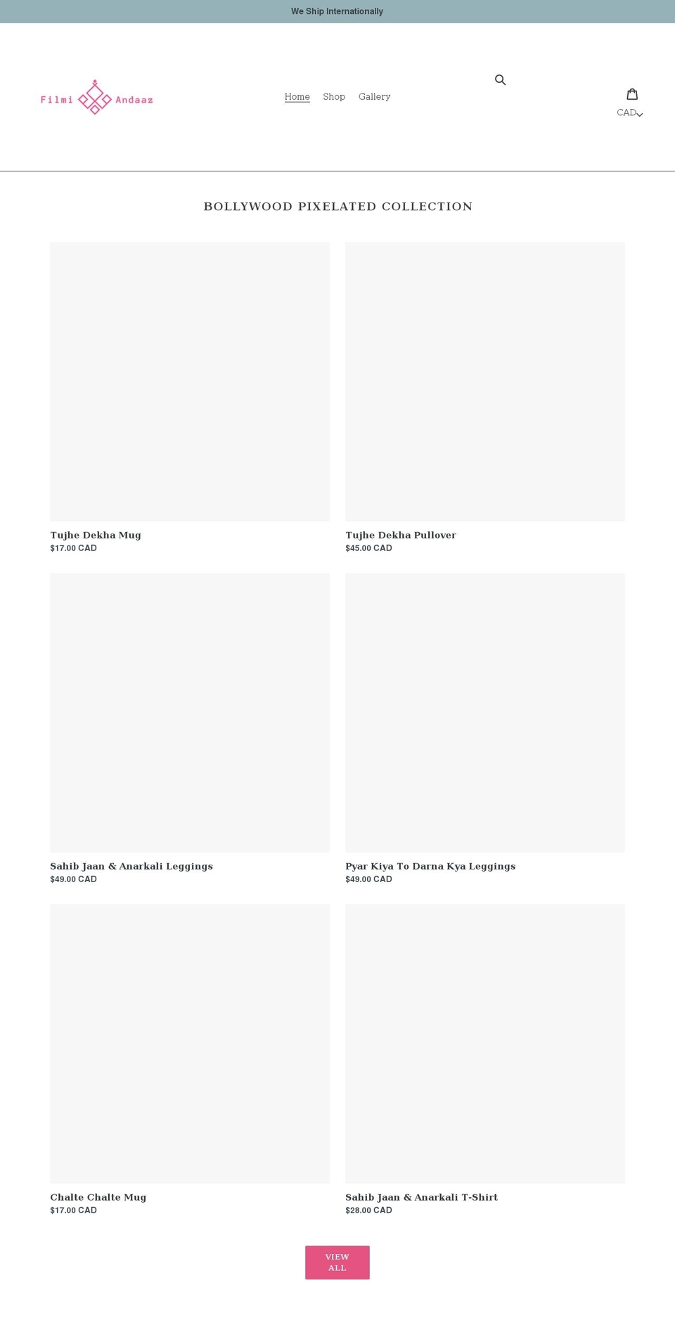 filmiandaaz.com shopify website screenshot