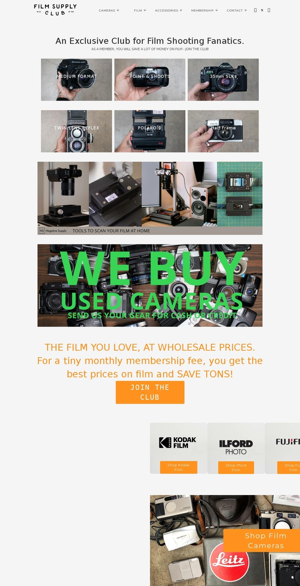 filmsupply.club shopify website screenshot