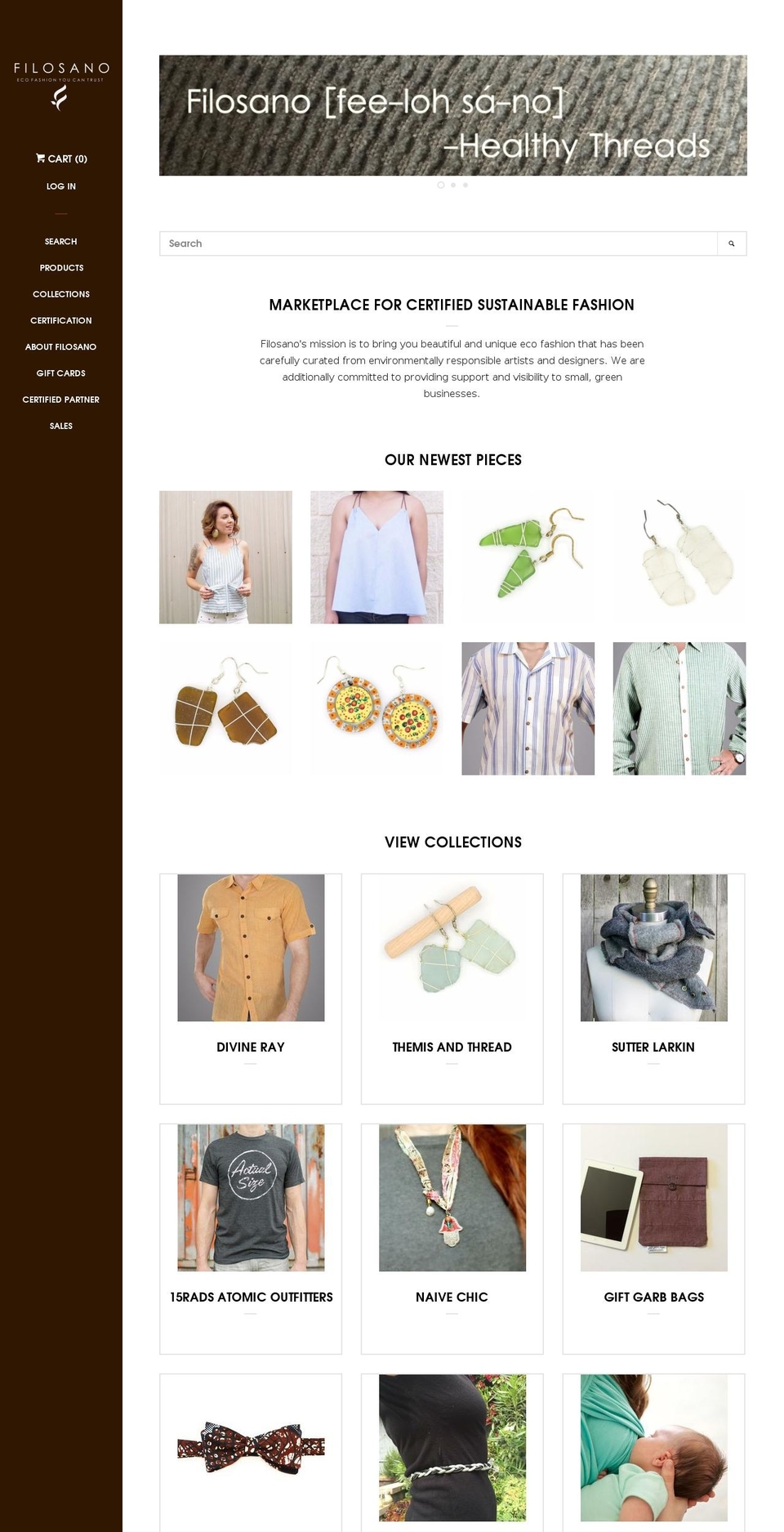 filosano.com shopify website screenshot