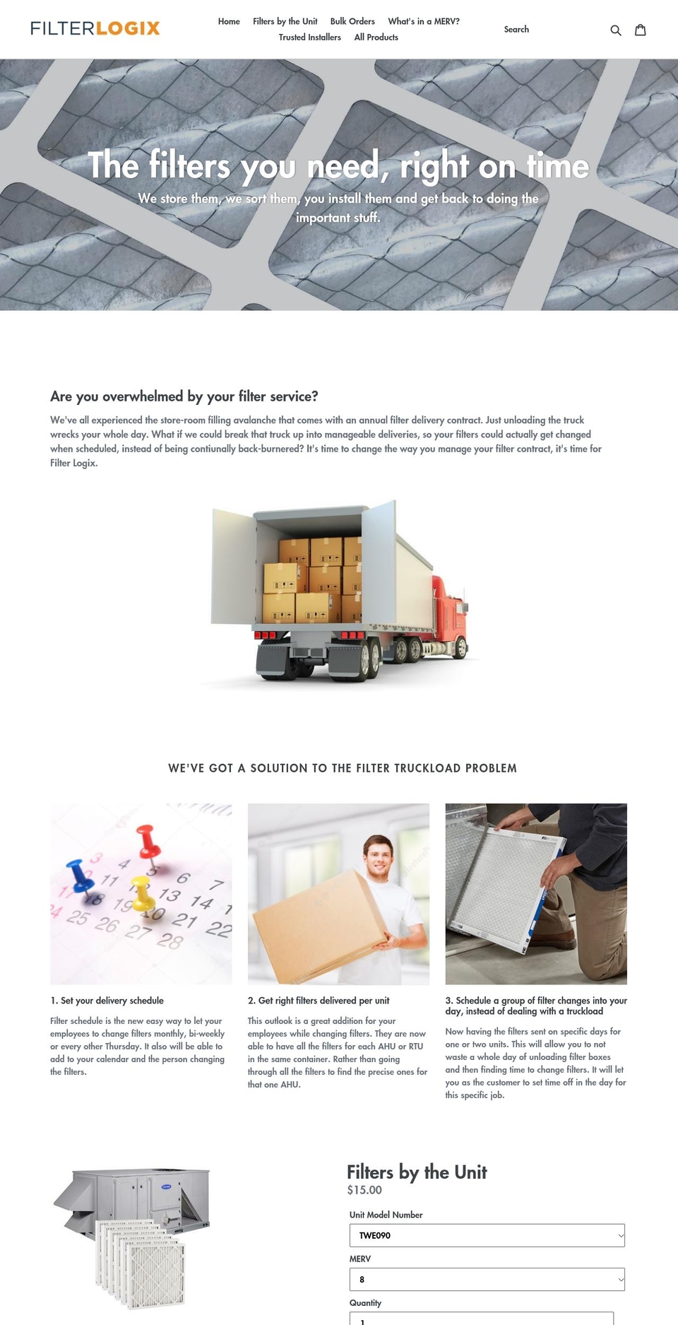 filterlogix.com — Shopify storefront screenshot
