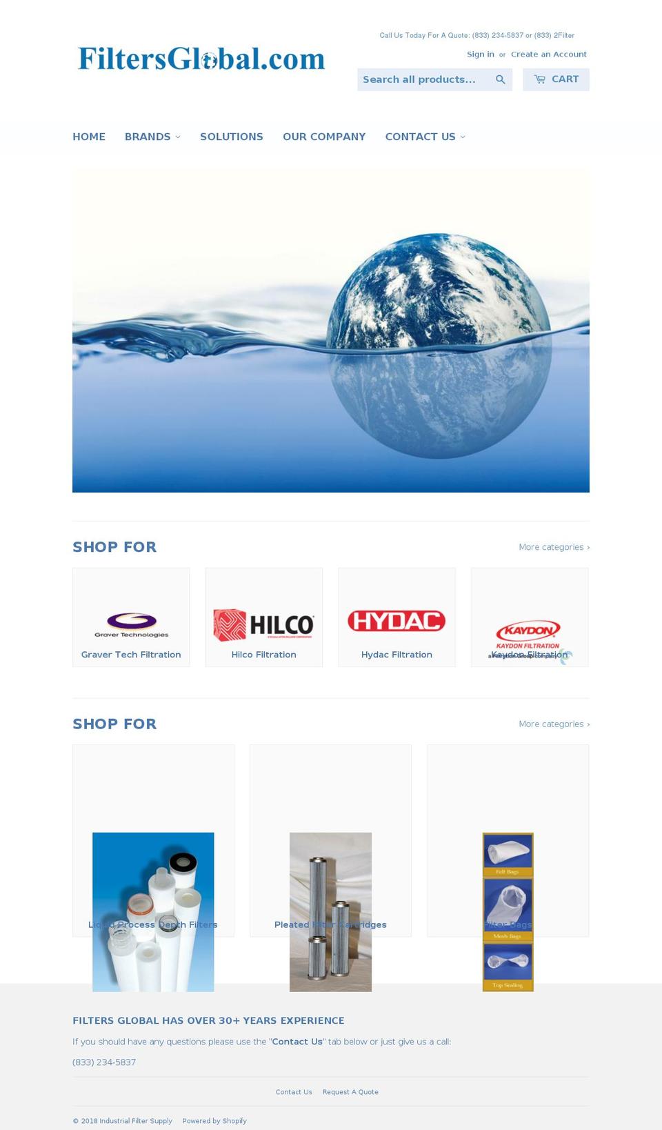 filtersglobal.com — Shopify storefront screenshot
