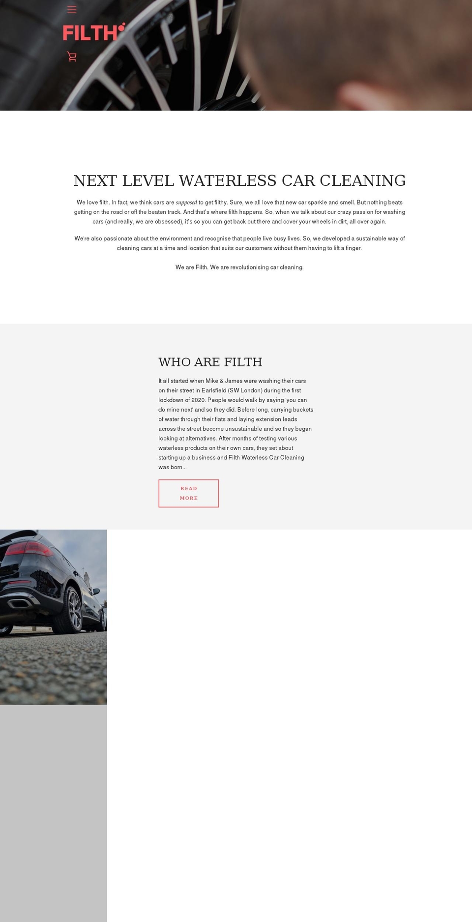 filthtoclean.co.uk shopify website screenshot
