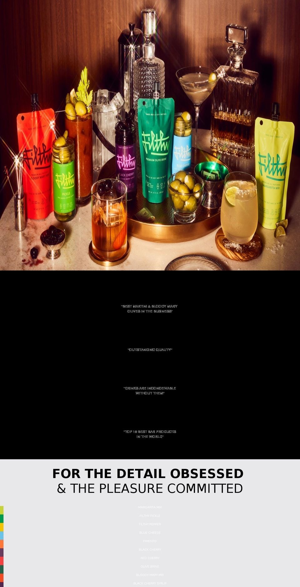 filthyfood.com shopify website screenshot