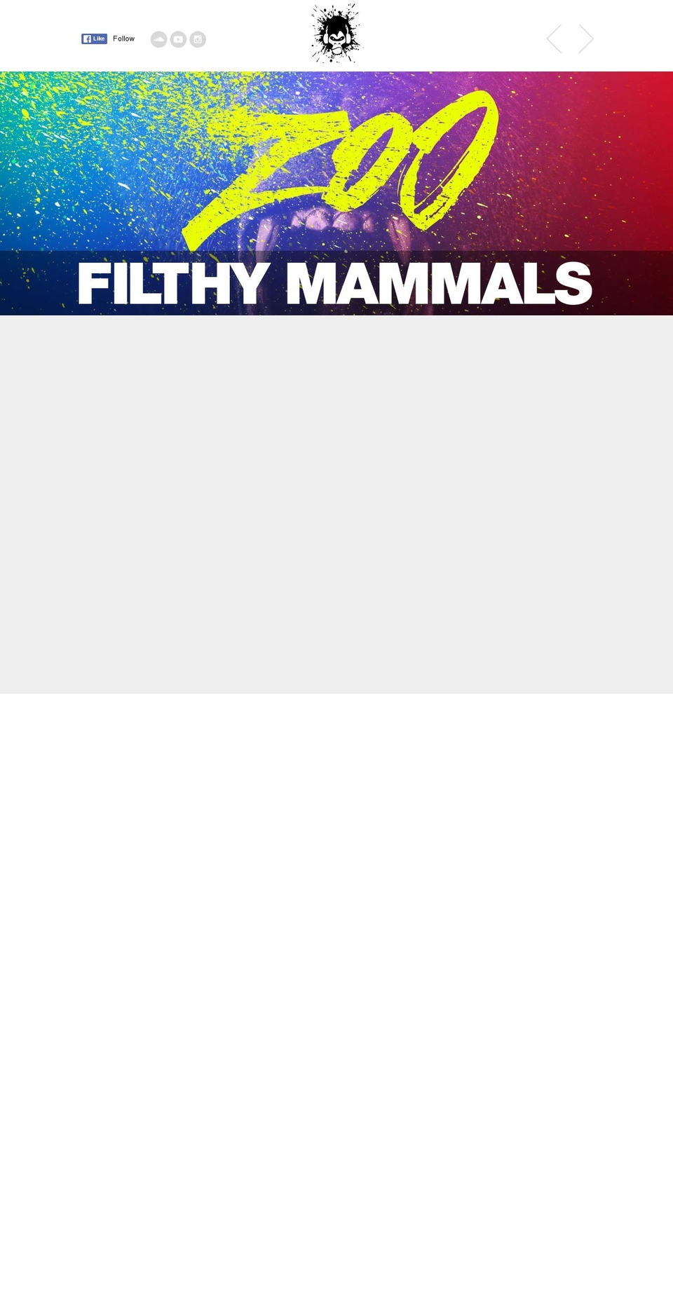 filthymammals.com shopify website screenshot