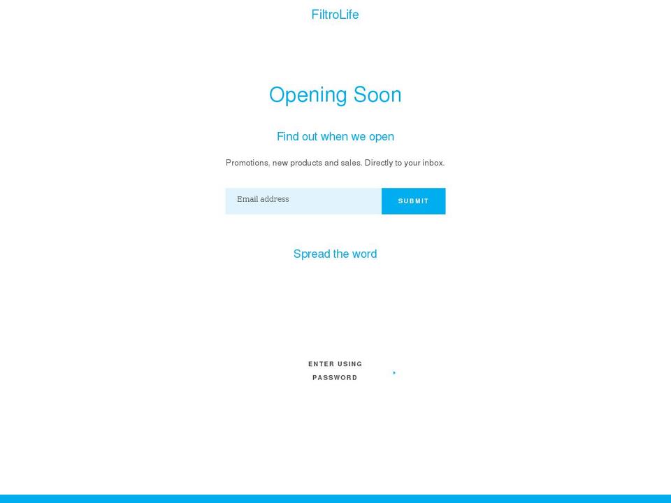 filtrolife.ca shopify website screenshot