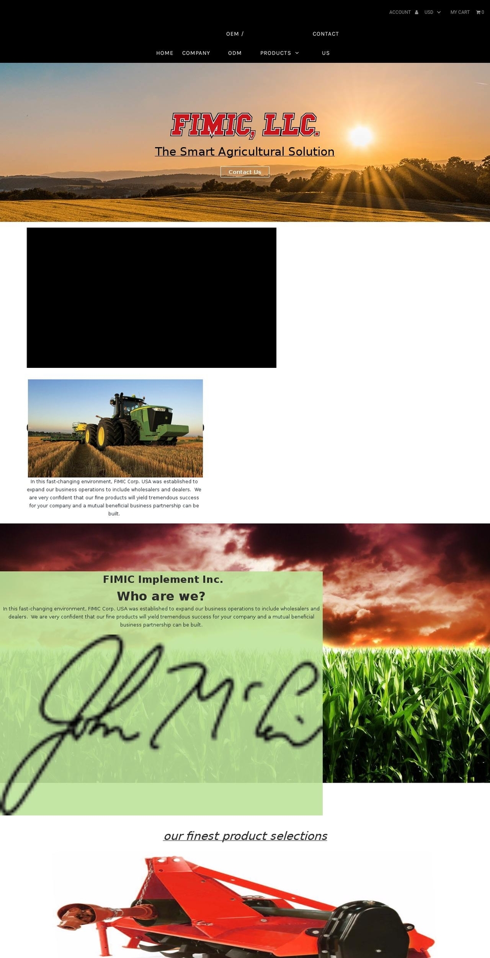 fimicimplement.com shopify website screenshot