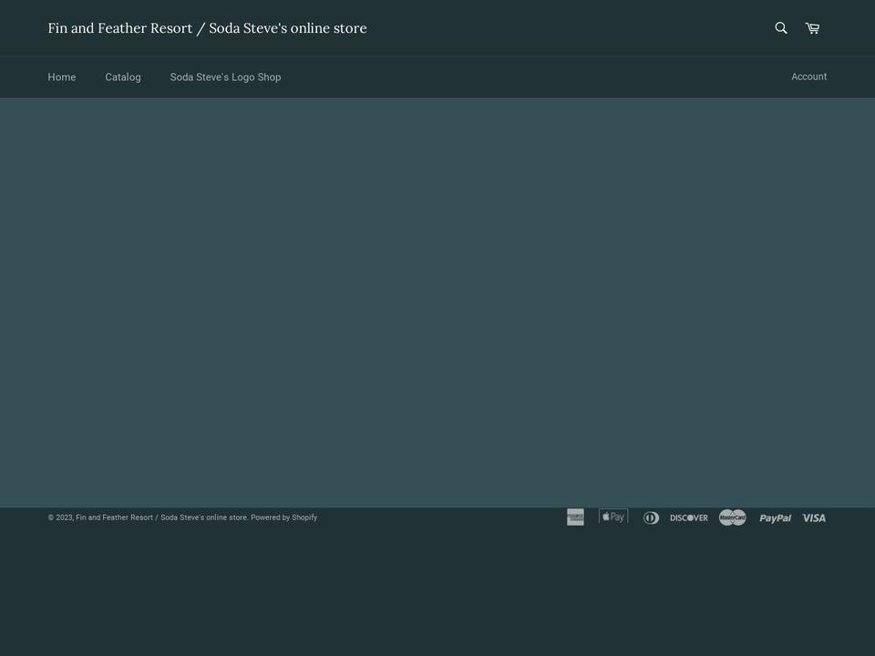 fin-and-feather-resort.myshopify.com shopify website screenshot