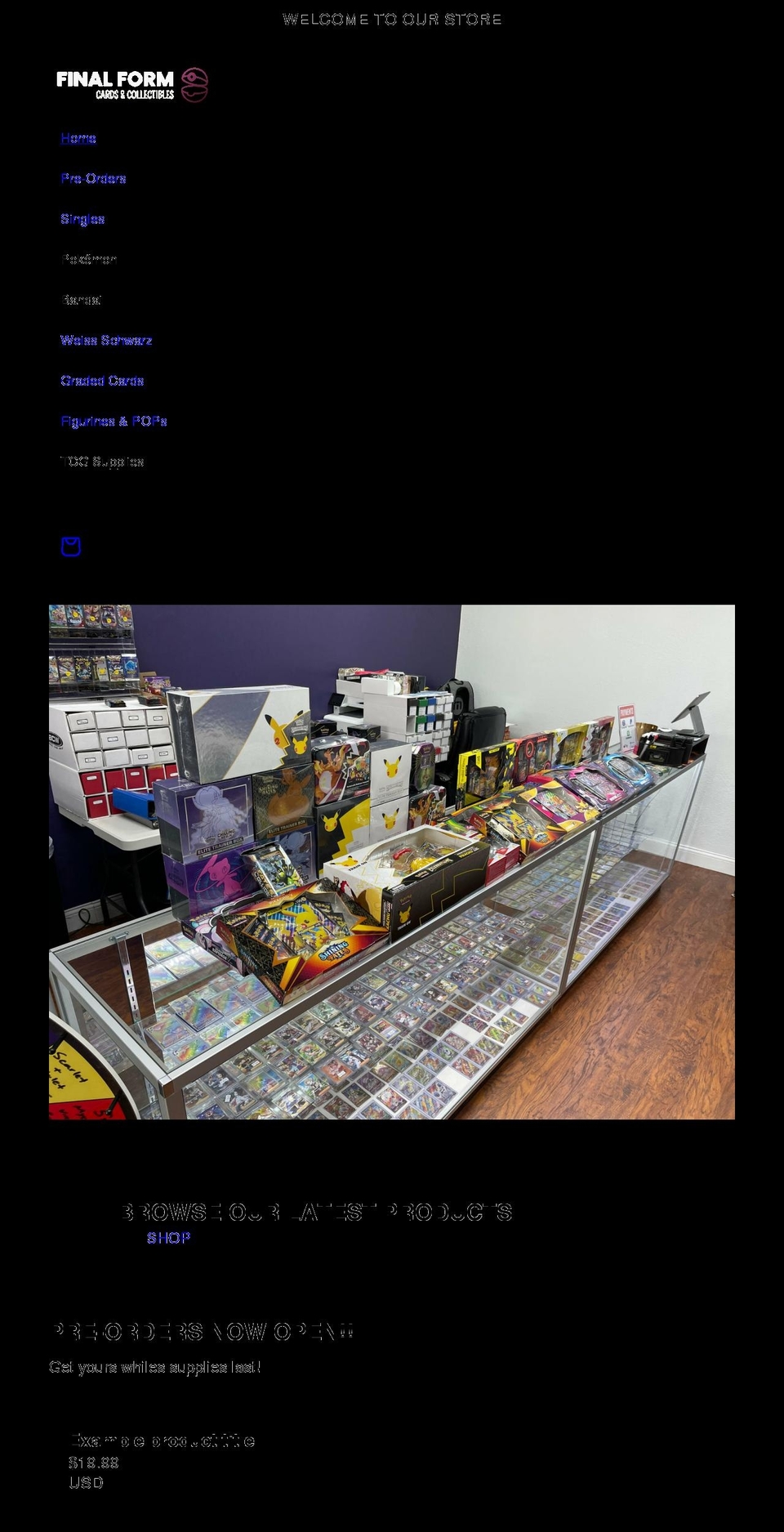 finalformcc.com shopify website screenshot