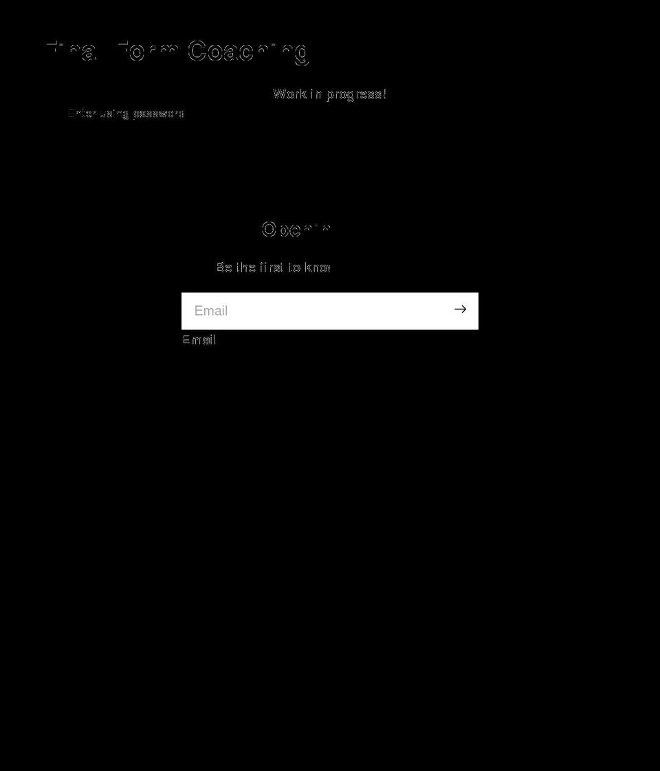 finalformcoaching.com shopify website screenshot