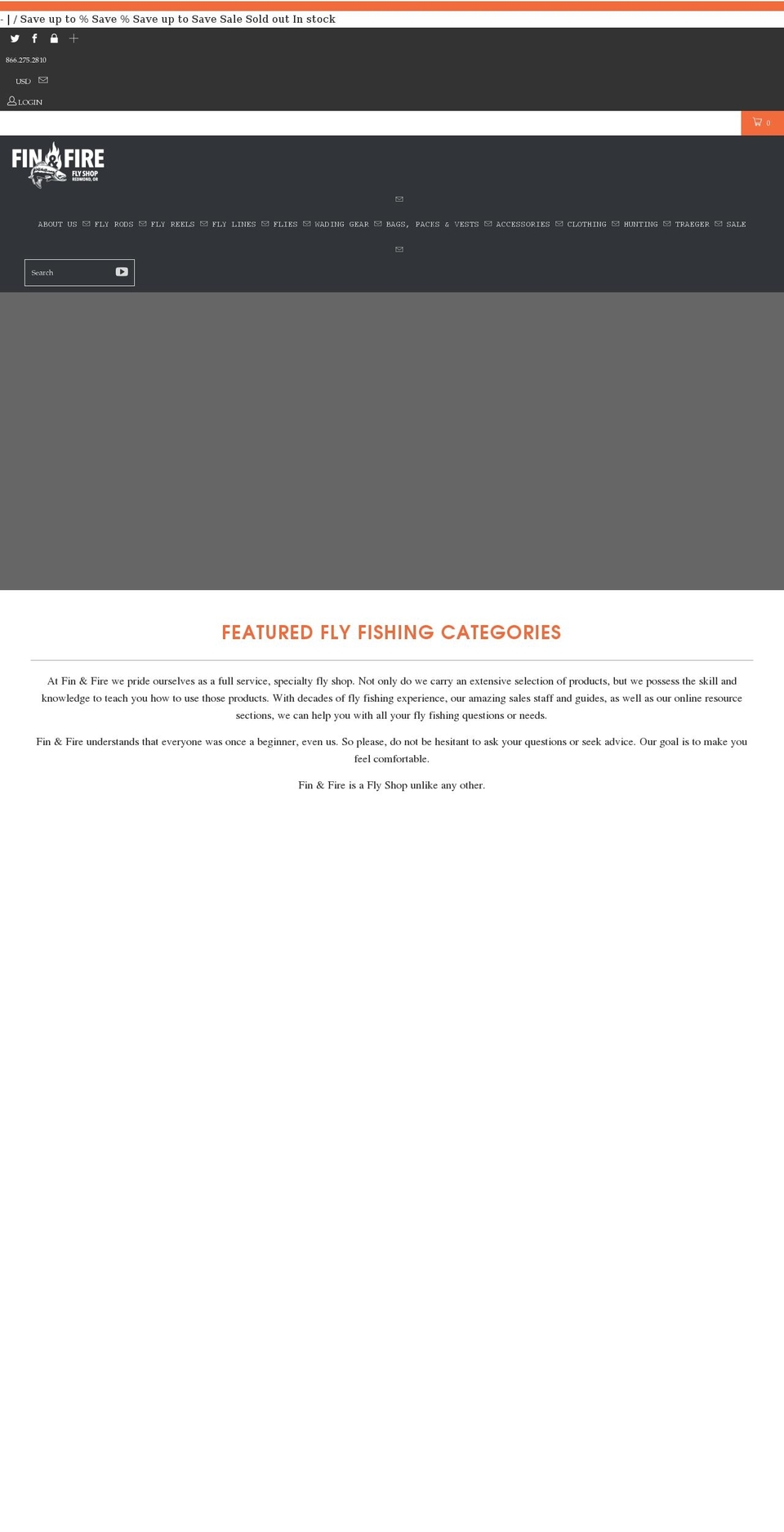 finandfire.com shopify website screenshot