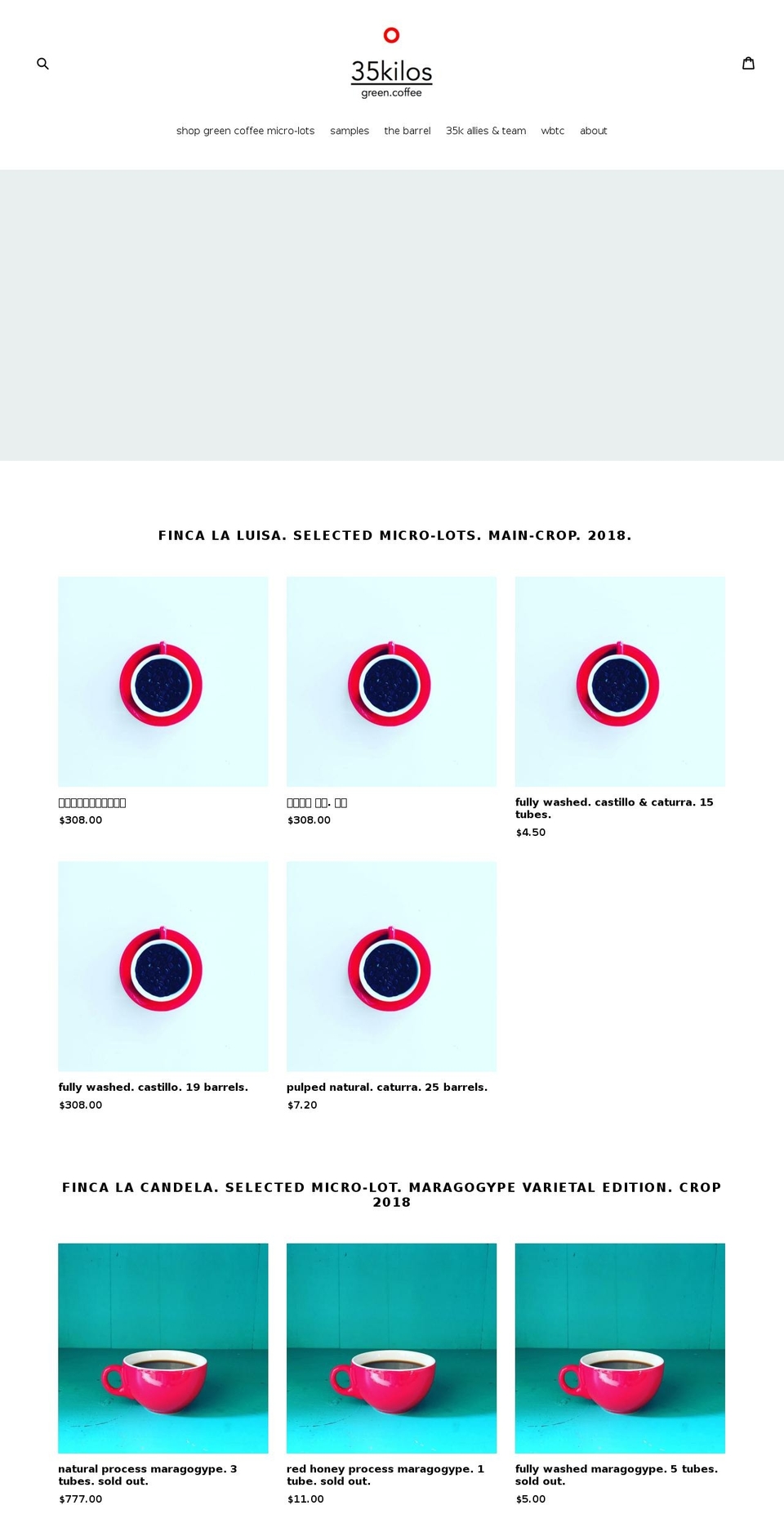 fincalaluisa.com — Shopify storefront screenshot