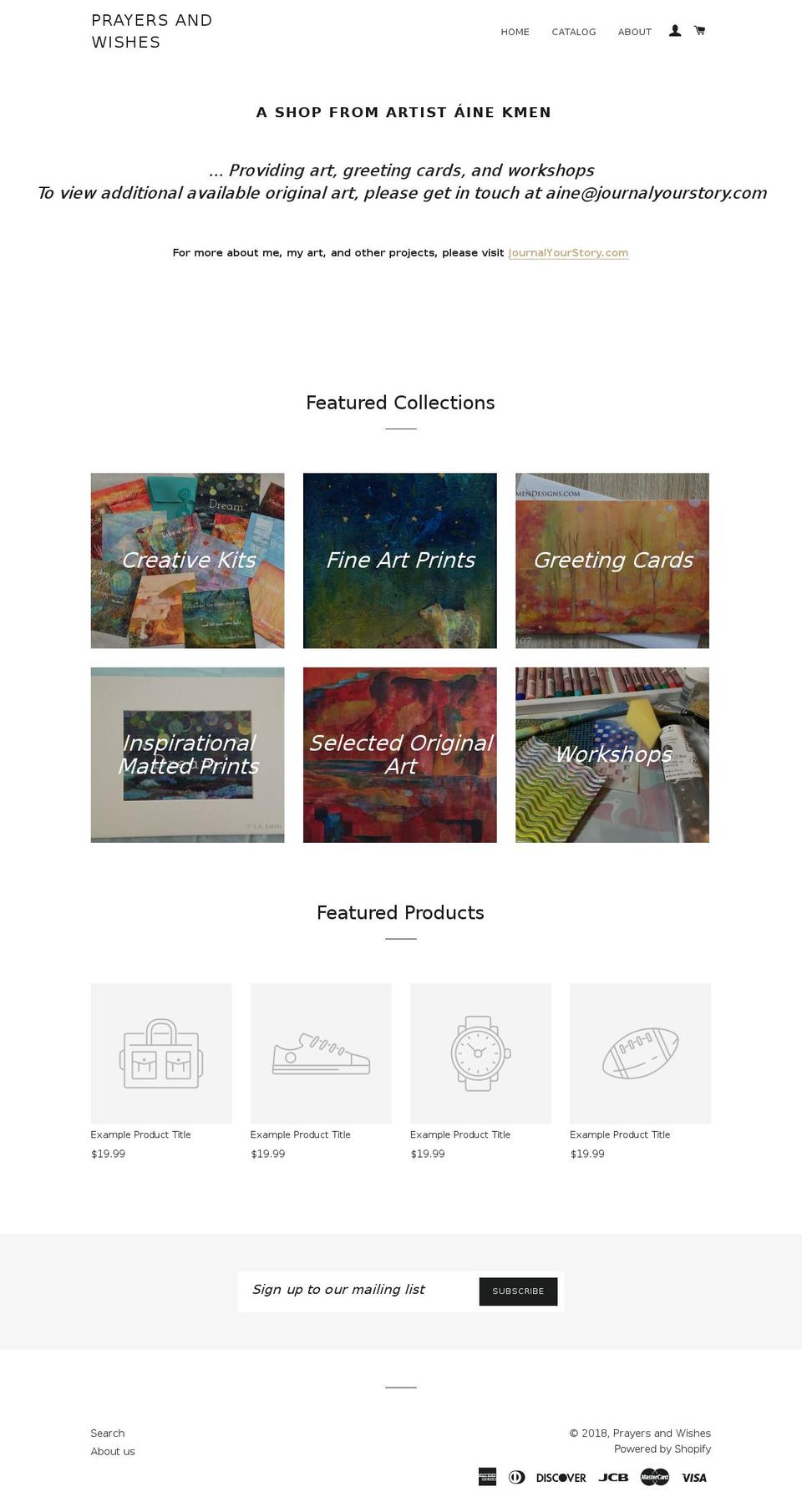 findartyoulove.com — Shopify storefront screenshot