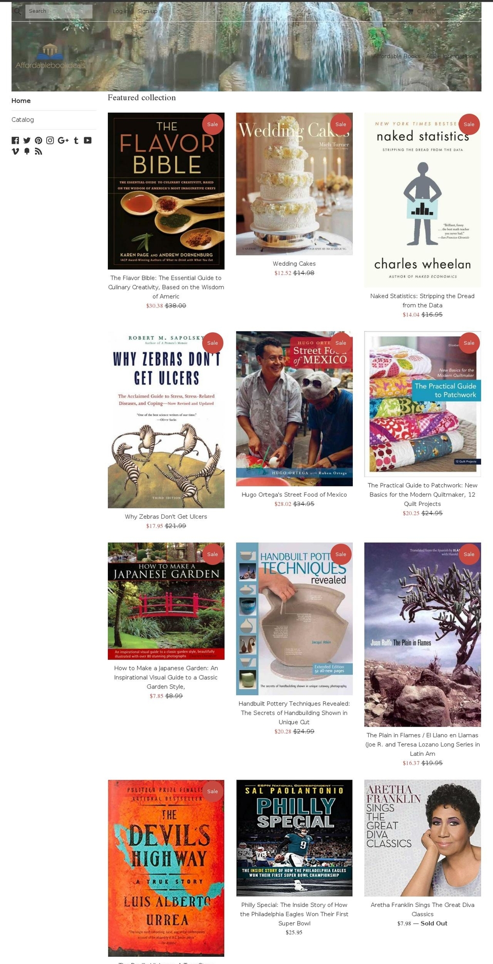 findbooksdeals.com — Shopify storefront screenshot
