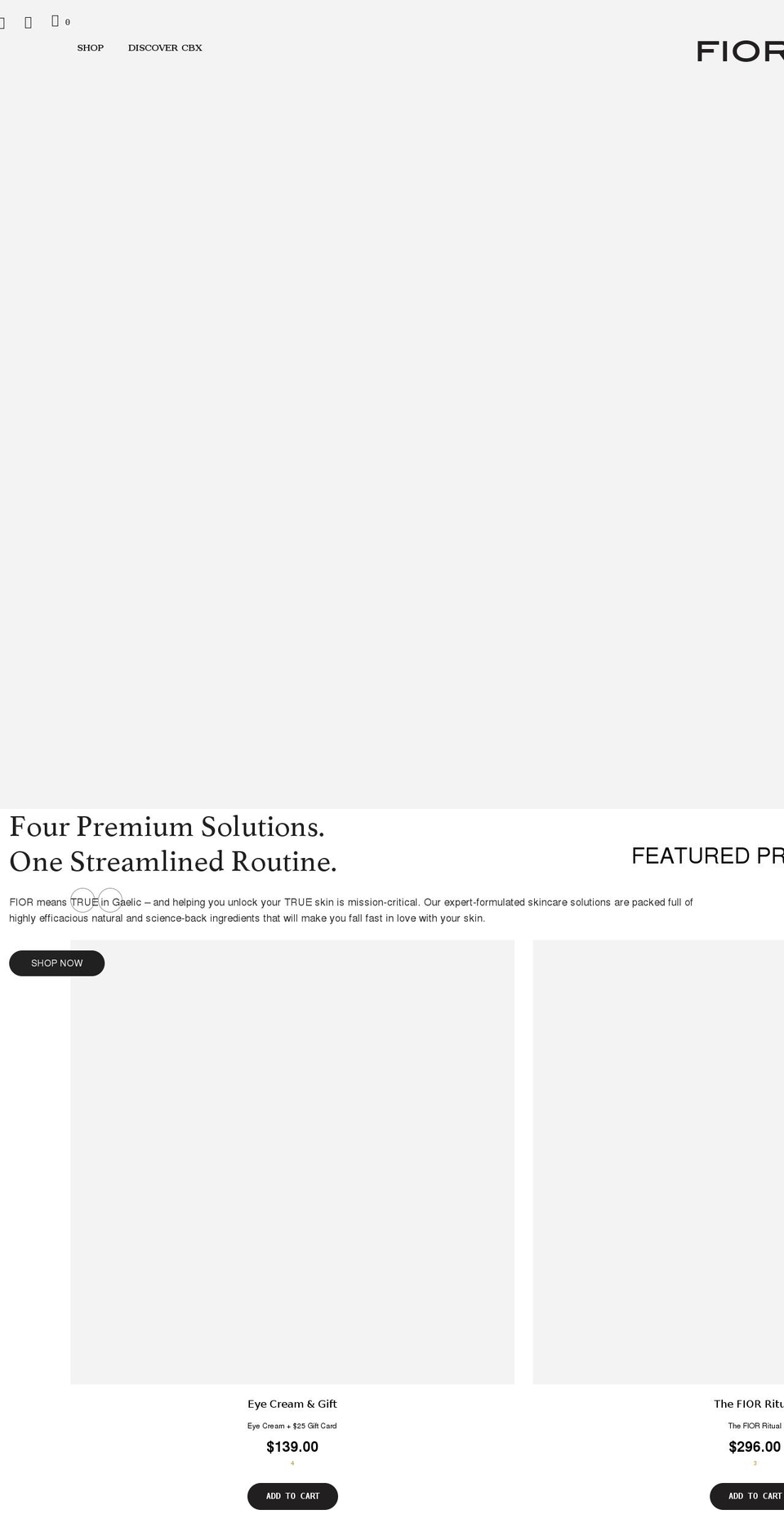 findfior.com shopify website screenshot