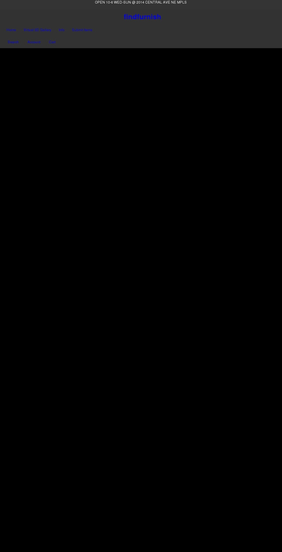 findfurnish.org shopify website screenshot