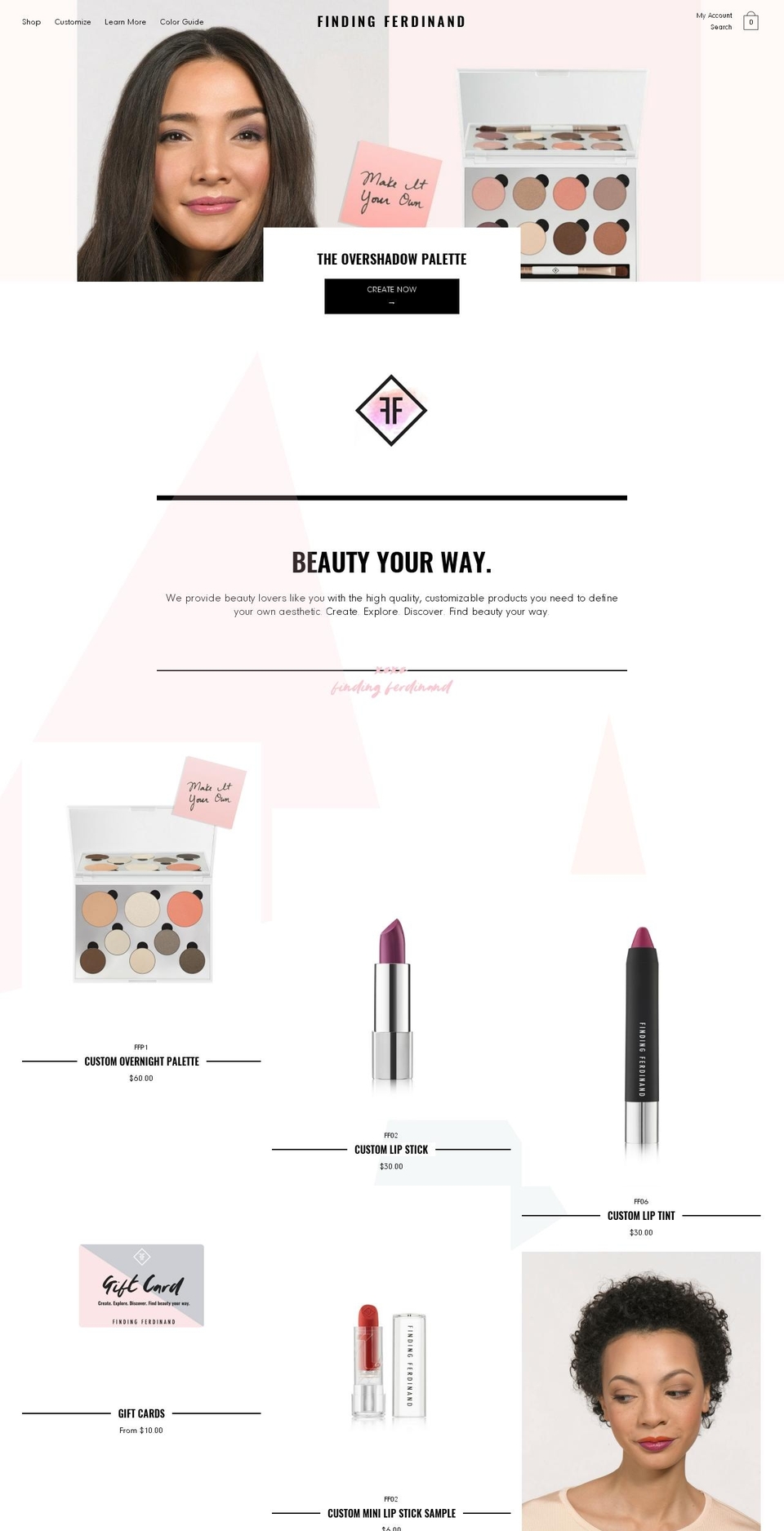 findingferdinand.com shopify website screenshot