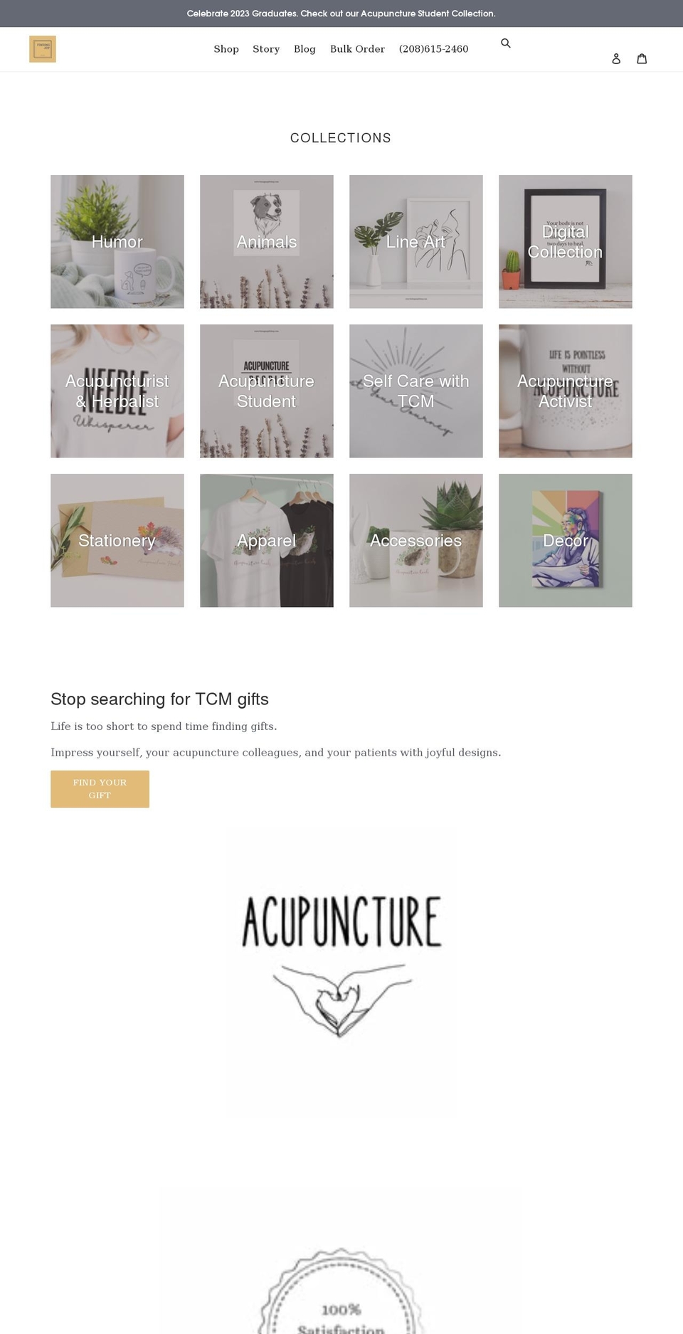 findingjoygiftshop.com shopify website screenshot