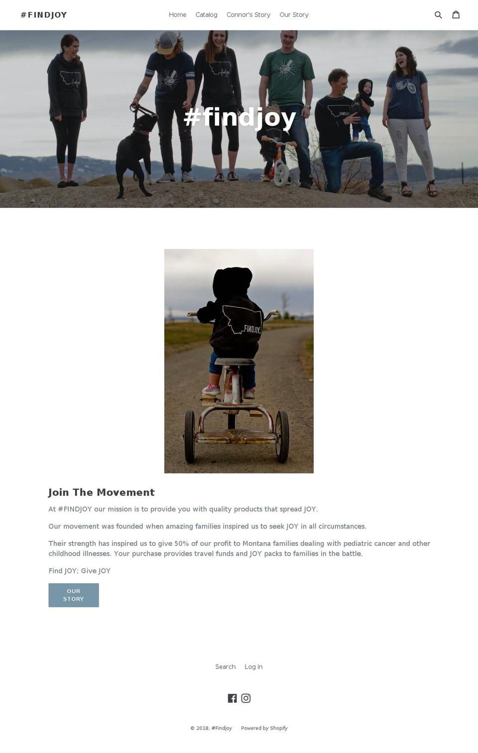 findjoygear.com — Shopify storefront screenshot