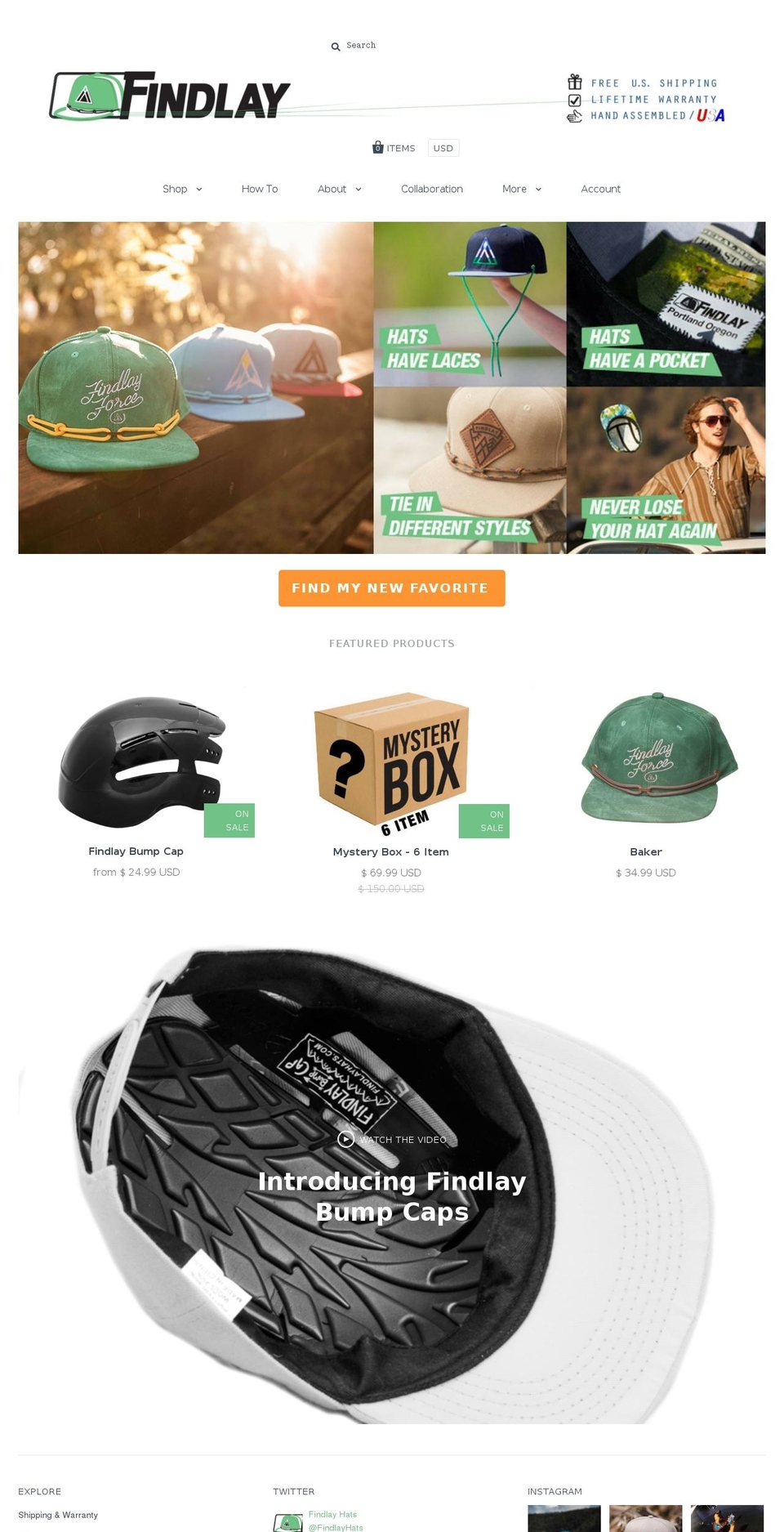 findlayforce.com shopify website screenshot