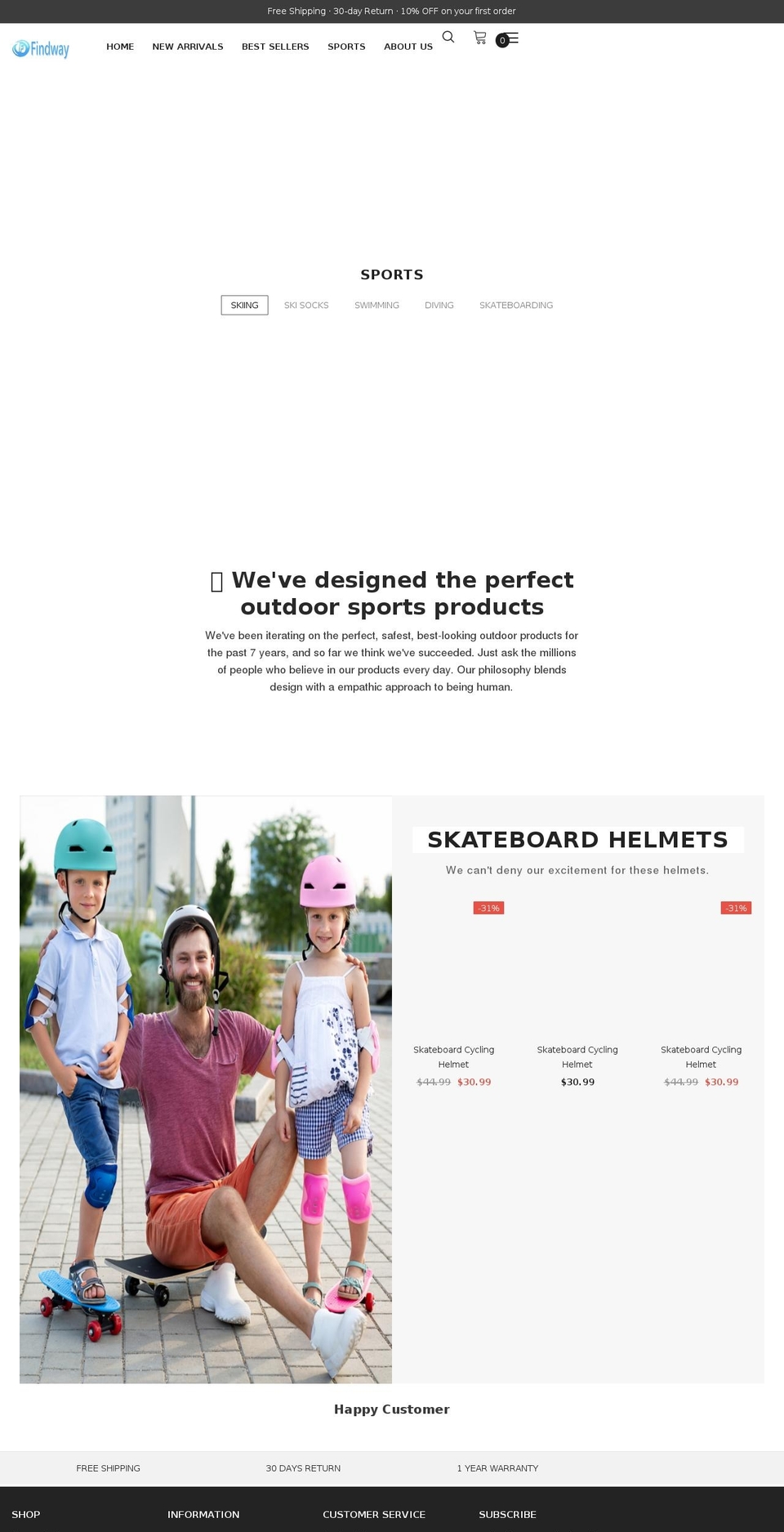findway.com shopify website screenshot