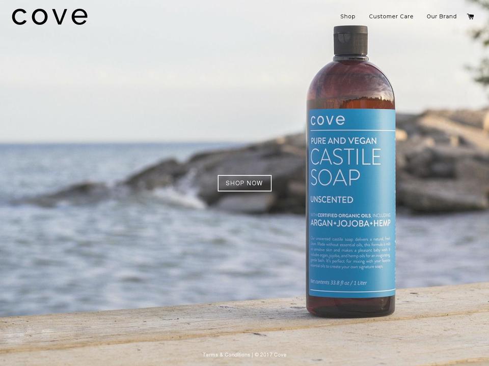 findyourcove.com shopify website screenshot