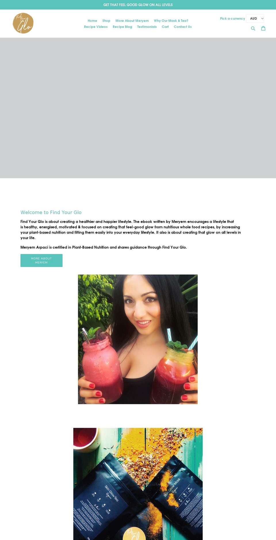 findyourglo.com shopify website screenshot