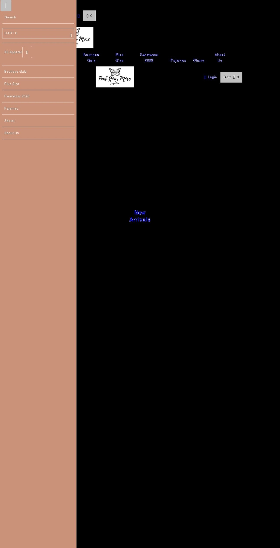 findyourmorefashion.com shopify website screenshot