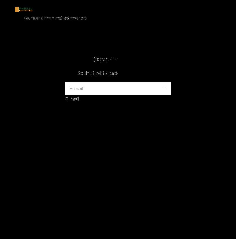 fineer.eu shopify website screenshot