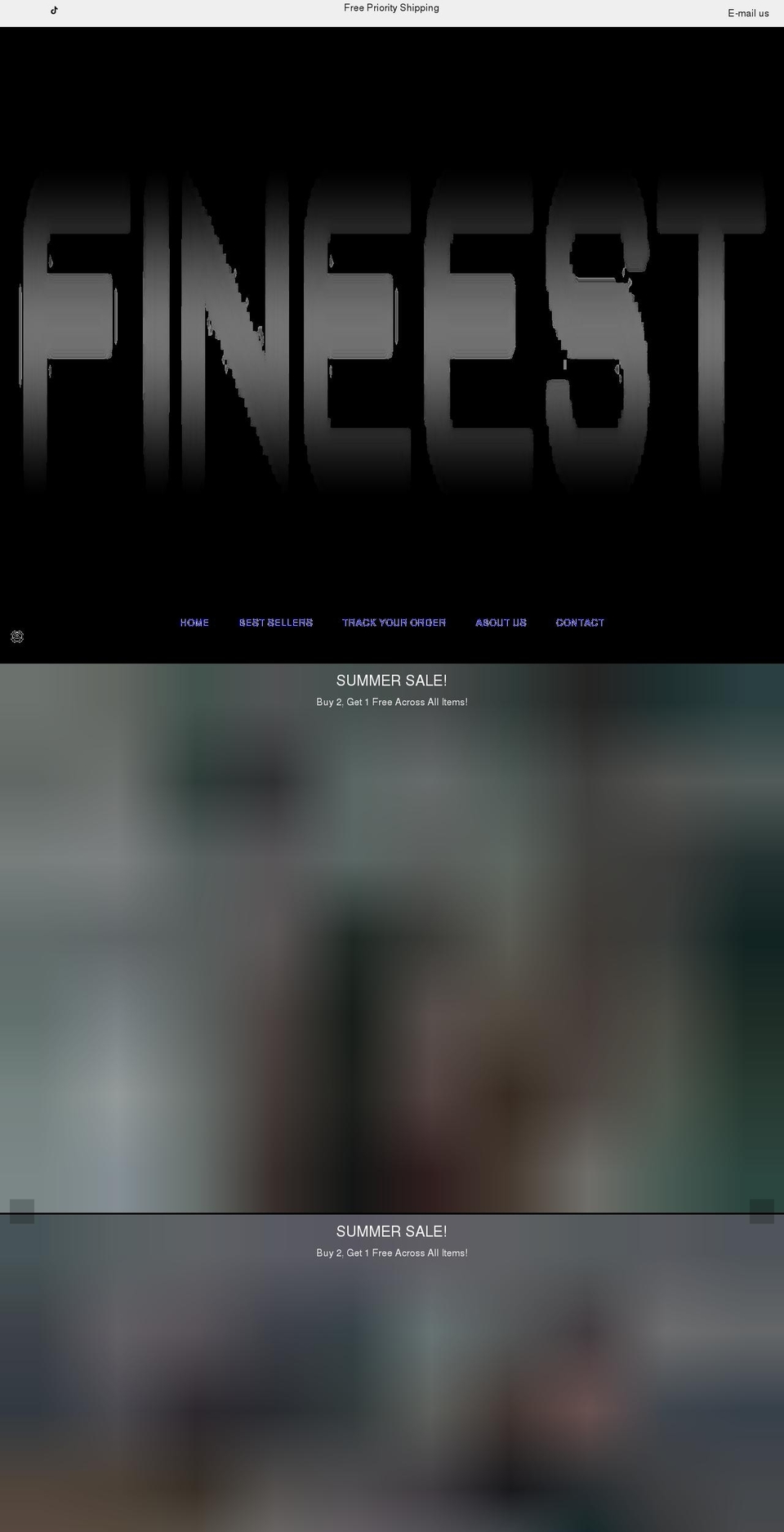 fineestshop.com shopify website screenshot