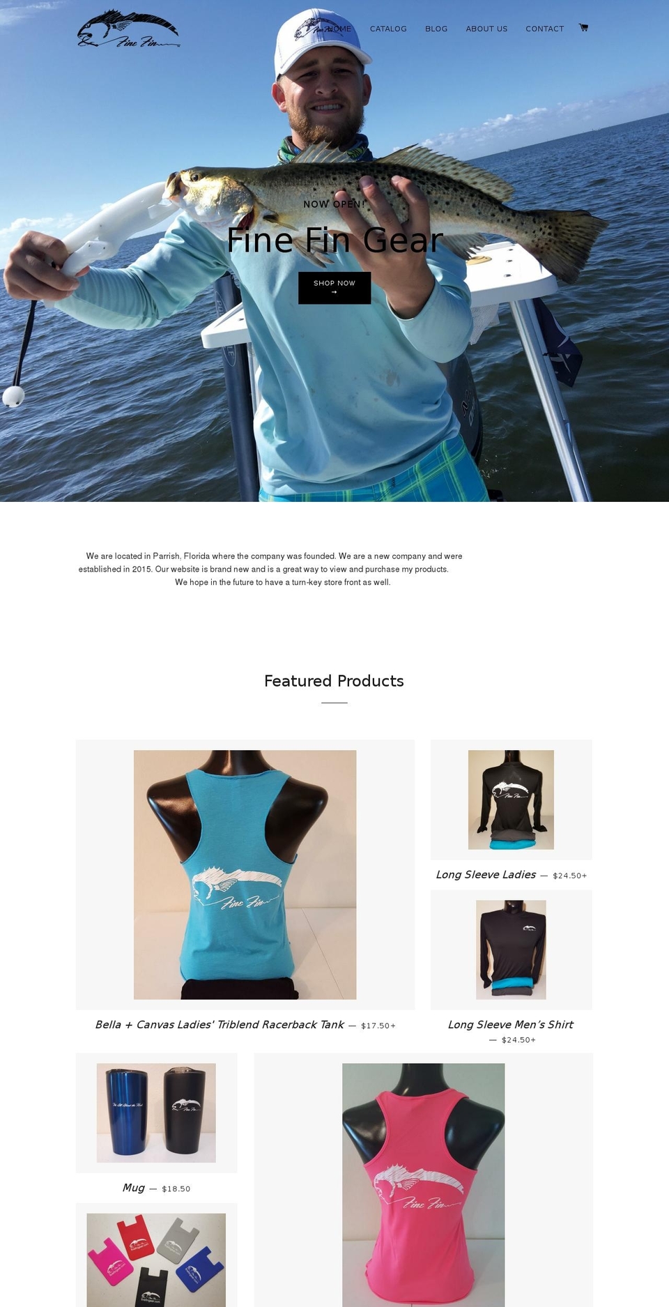 finefingear.com — Shopify storefront screenshot