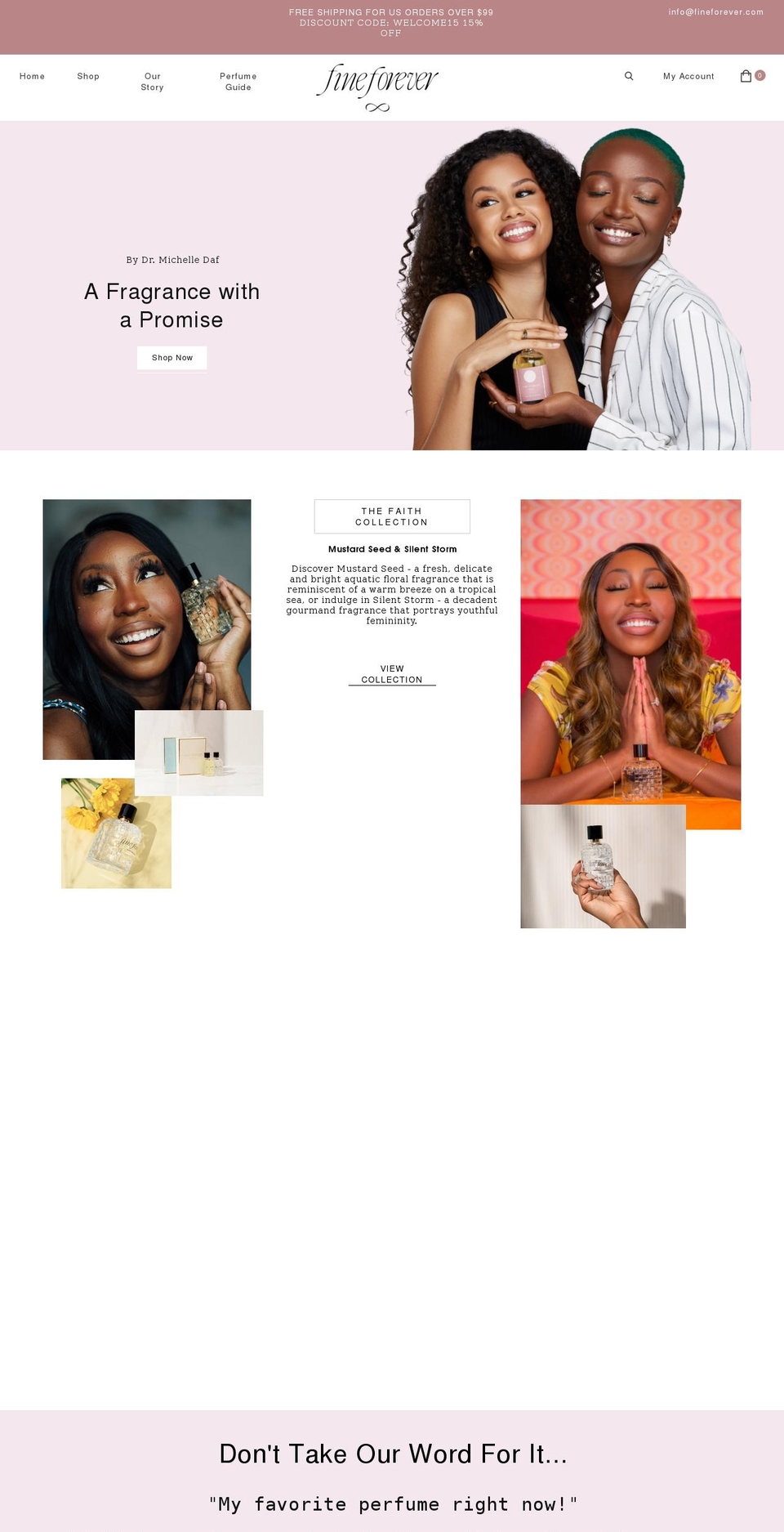 fineforever.com shopify website screenshot