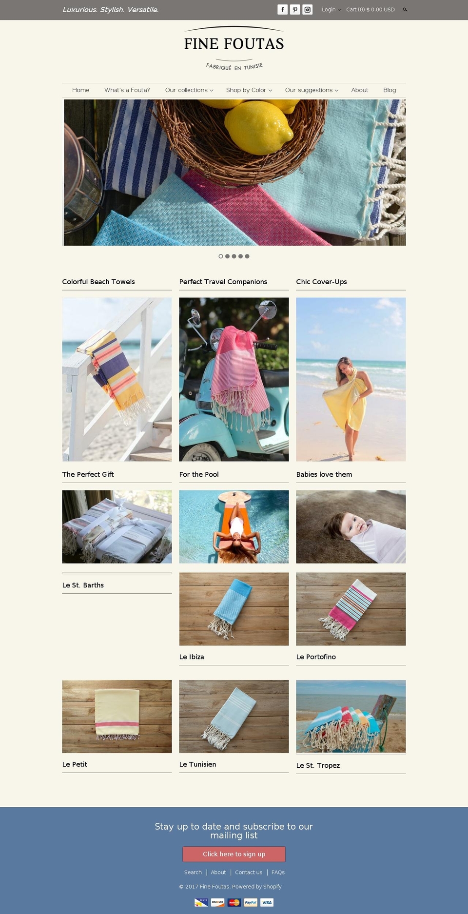 finefoutas.com shopify website screenshot