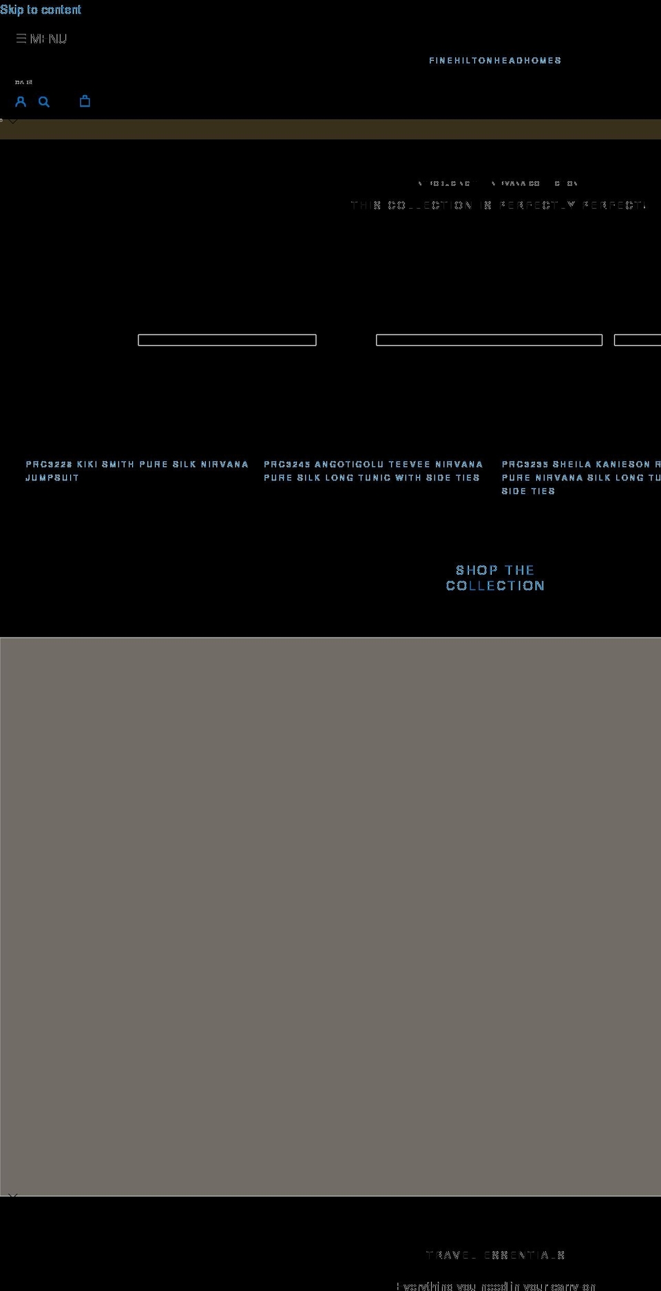 finehiltonheadhomes.com shopify website screenshot