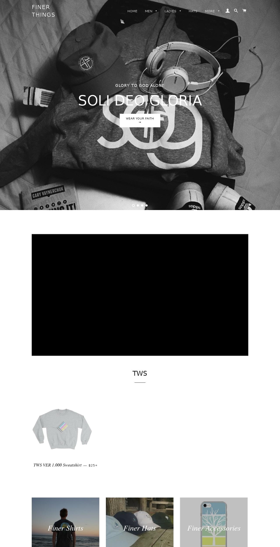 finerthingsapparel.com shopify website screenshot