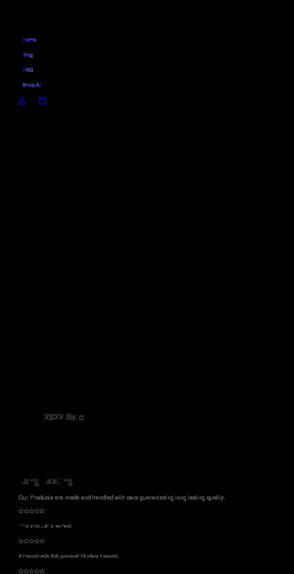 finertingz.com shopify website screenshot
