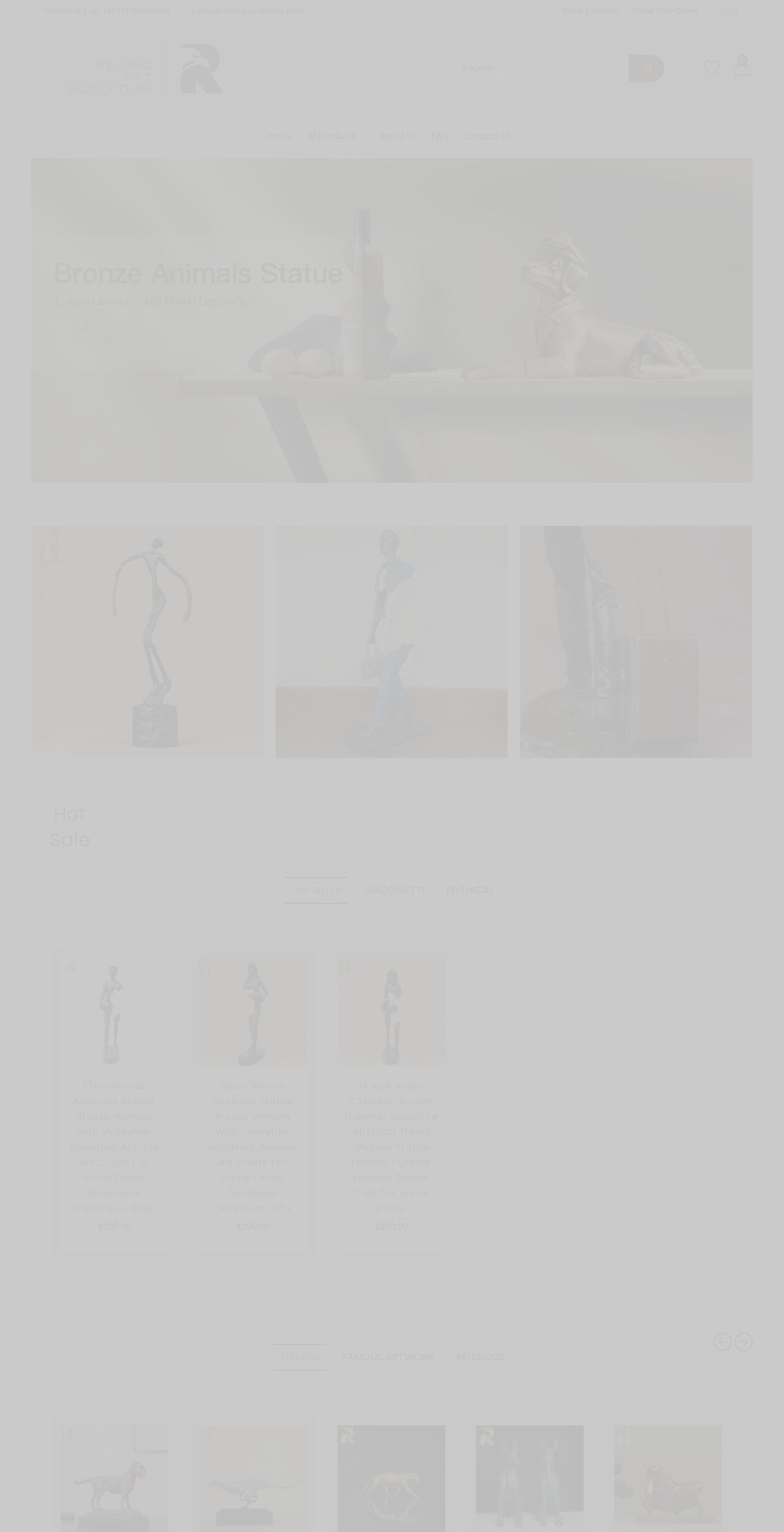 finesartgallery.com shopify website screenshot
