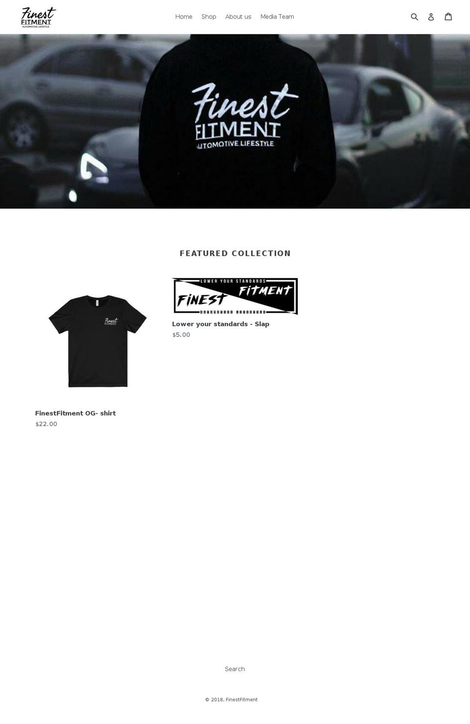 finestfitment.com shopify website screenshot