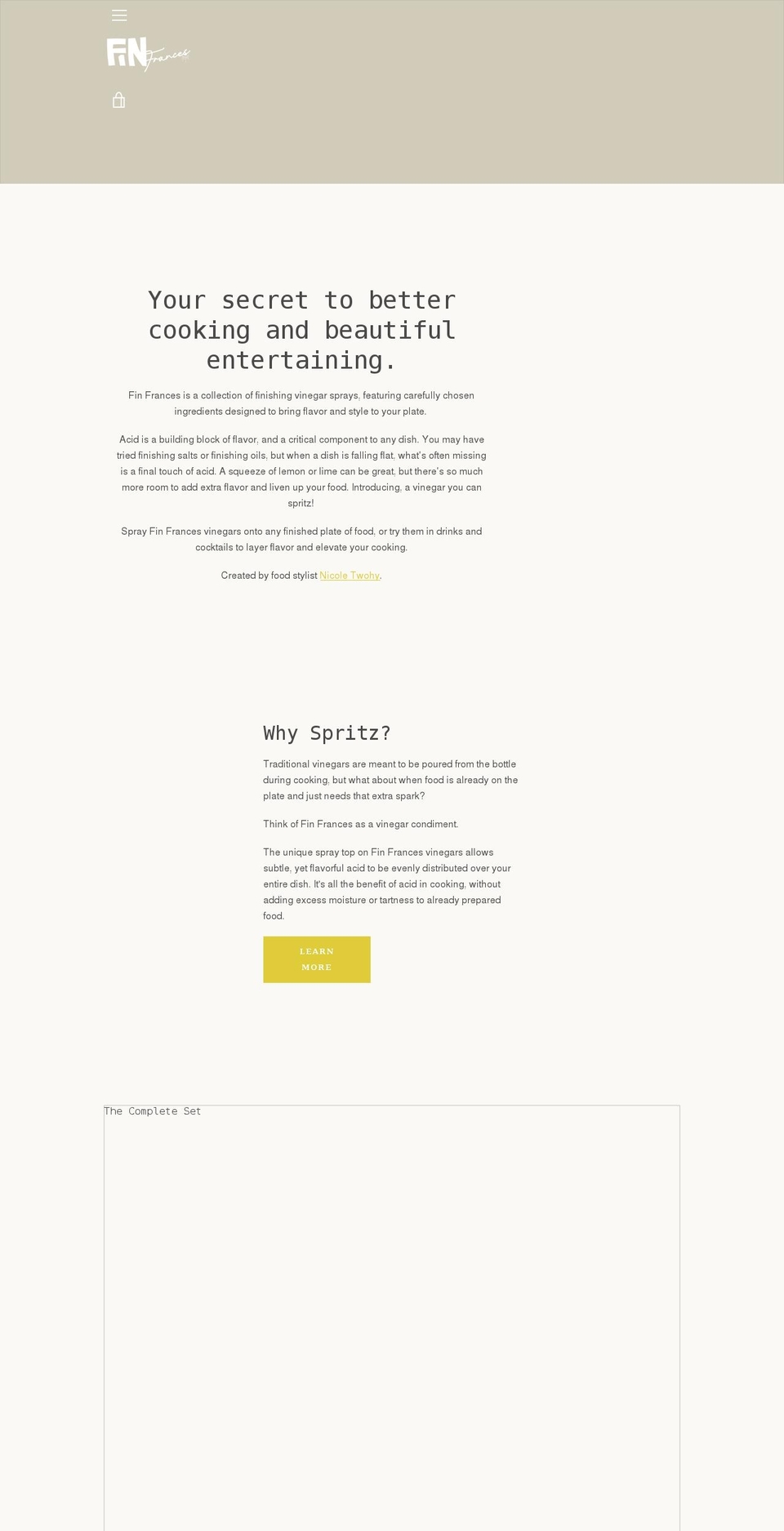 finfrances.com shopify website screenshot