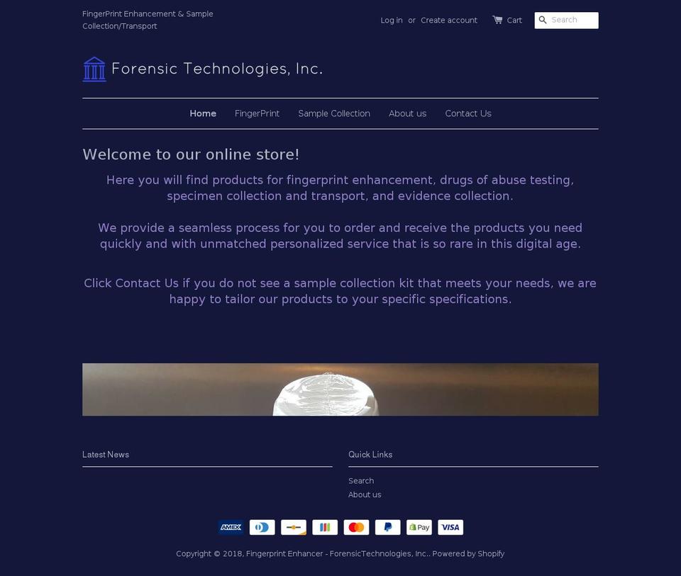 fingerprintenhancer.com — Shopify storefront screenshot