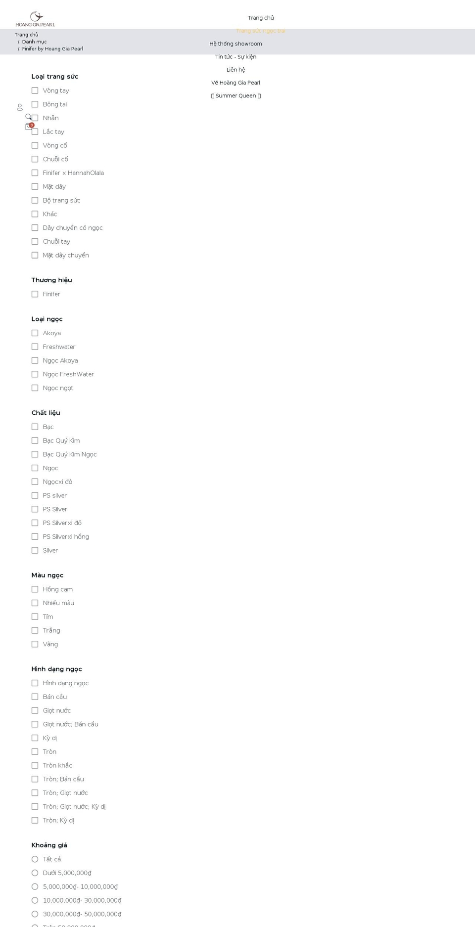 finifer.com shopify website screenshot
