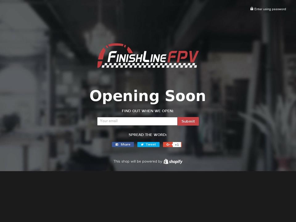 finishlinefpv.com — Shopify storefront screenshot