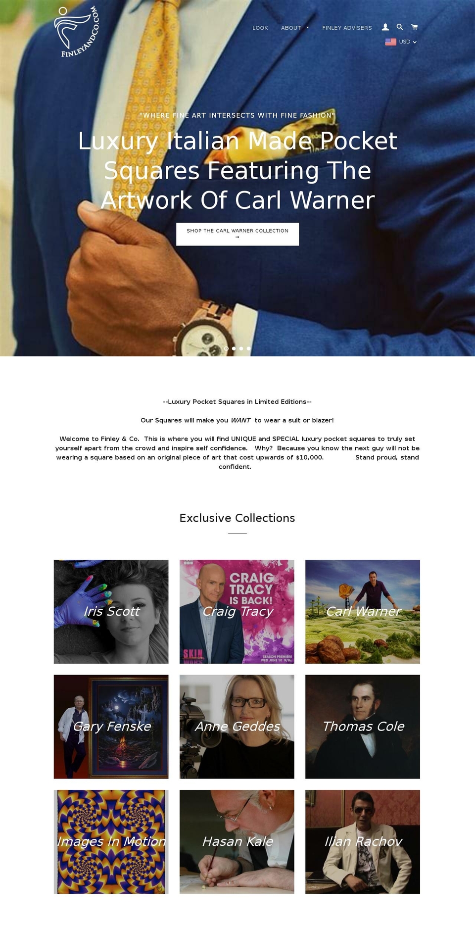 finleyandco.com shopify website screenshot